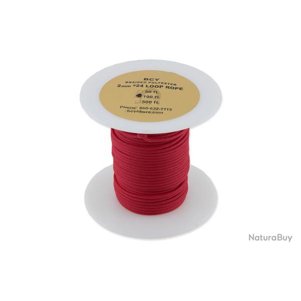 BCY - Bobine de Corde  D-LOOP 100ft RED