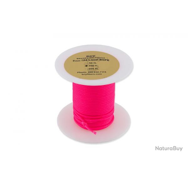 BCY - Bobine de Corde  D-LOOP 100ft PINK