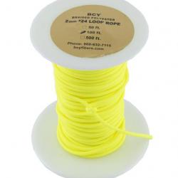 BCY - Bobine de Corde à D-LOOP 100ft FLUO YELLOW