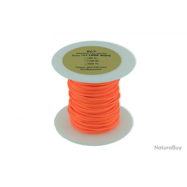 BCY - Bobine de Corde  D-LOOP 100ft FLUO ORANGE