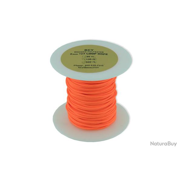 BCY - Bobine de Corde  D-LOOP 100ft FLUO ORANGE