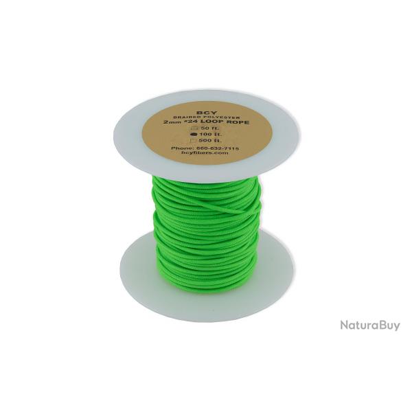 BCY - Bobine de Corde  D-LOOP 100ft FLUO GREEN