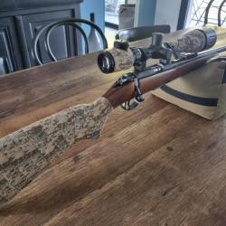Carabine 22LR CZ 452 2E ZKM+lunette 6-24 x50+silencieux