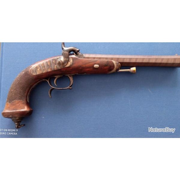 Rare pistolet officier, mle 1833, 1er type