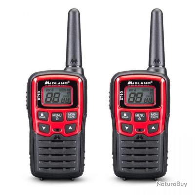 Kit DIY De 2 Talkies-walkies Radio FM à Souder - Fréquence 409,85 MHz, écran OLED, Portée 200 M