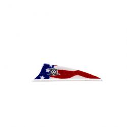BOHNING - Plumes X-Vanes 1.5" AF AMERICAN FLAG
