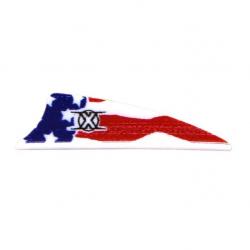 BOHNING - Plumes X-Vanes 1.75" AF AMERICAN FLAG