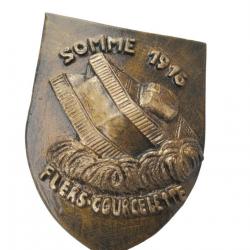 Blason Somme 1916 -Flers Courcelette ( English Tank Mark 1)