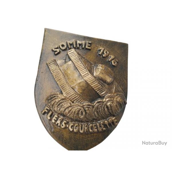 Blason Somme 1916 -Flers Courcelette ( English Tank Mark 1)