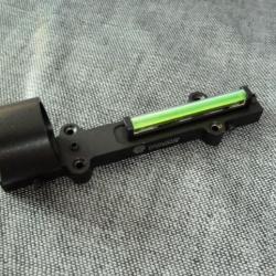 rail adaptateur pour POINT Vert fusil - FIBRE OPTIQUE + point vert d'occasion