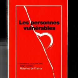 les personnes vulnérables 102e congrès des notaires de france 2006