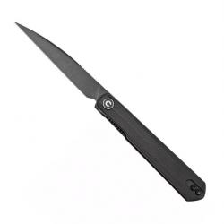 Couteau "Clavi" blackwash, Manche G-10 noir [Civivi]