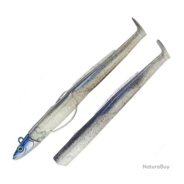 Combo Shore Black Eel 15cm 20g - Taille 3 - Be 150 Electric Blue + Rech. Electric Blue (tp Bleu)