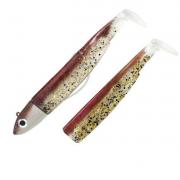 Leurre Souple Fiiish Double Combo Off Shore Black Minnow 14cm 40g