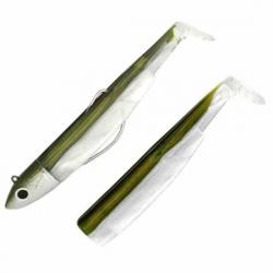 Combo Black Minnow 120 Off Shore - 12cm - 25g - Taille 3 Kaki + Rech. Kaki