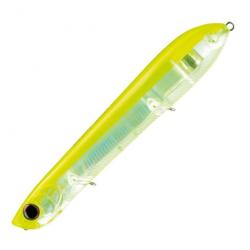 Yo-zuri 3db Pencil Popper (f) 13.5cm 27.5g Prism Chartreuse Silver