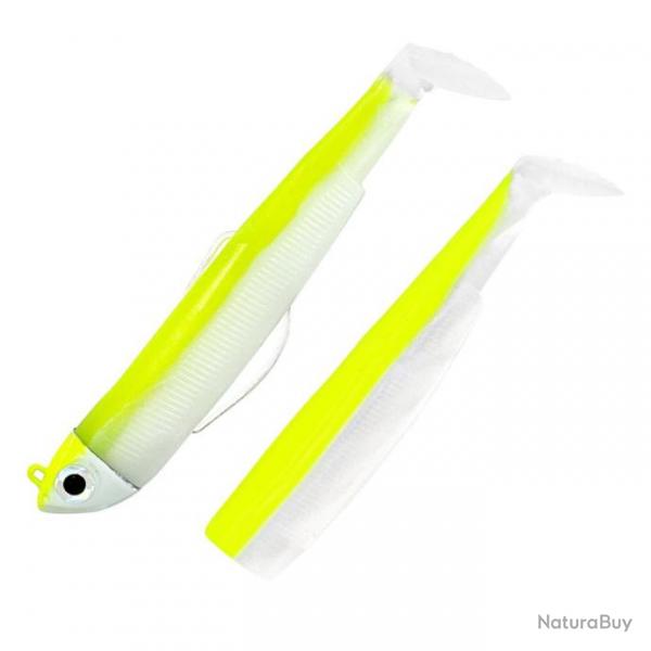 Combo Black Minnow 120 Shore - 12cm - 12g - Taille 3 Fluo Yellow