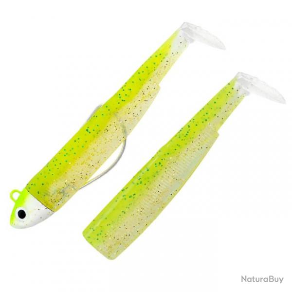 Combo Search Black Minnow 12cm 18g - Taille 3 - Lime Juice Uv