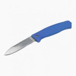 Couteau Inox Pliant 8.5cm Flashmer Bleu