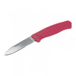 Couteau Inox Pliant 8.5cm Flashmer Rouge
