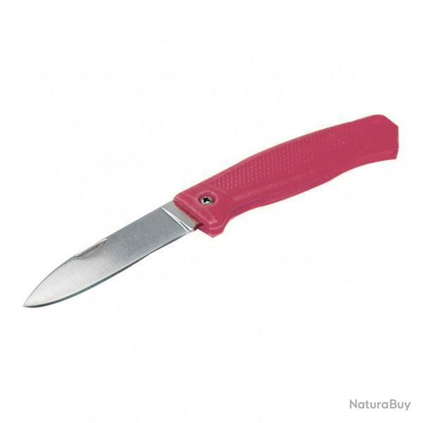 Couteau Inox Pliant 8.5cm Flashmer Rouge