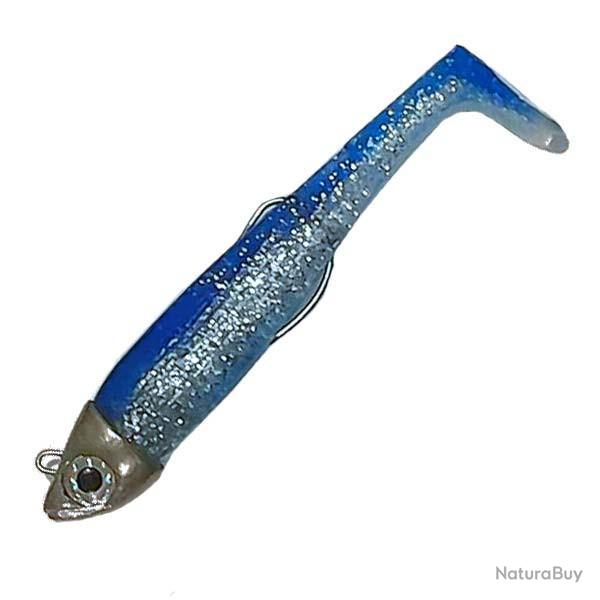 Leurre Souple Mont Astushad 85 12g - Bleu Flash
