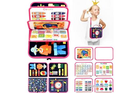 Jeux Enfant Busy Board Montessori Jouets D'Activité Et De Développement  Jeux Educatif Anglais - Jouets (10336969)