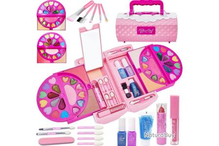 Cadeaux pour enfants Kit de maquillage pour enfants, lavable