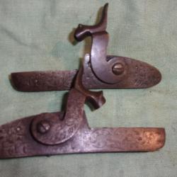 paire de platines percussion fusil n&deg;9