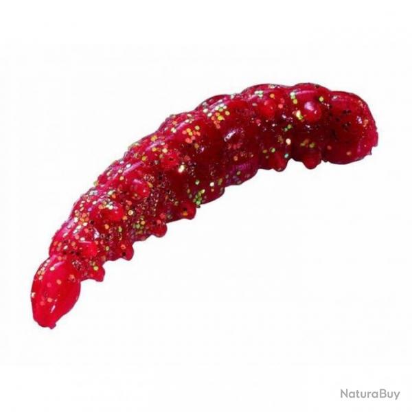 DPLC23 - Leurre souple Berkley PowerBait Power Honey Worm - Par 55 - Red with Scales
