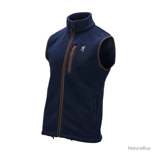 Gilet Sans Manches Polaire Browning Summit Bleu