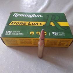 1 boîtes de 20 balles remington Cal 280 core-Lokt psp 150 Gr