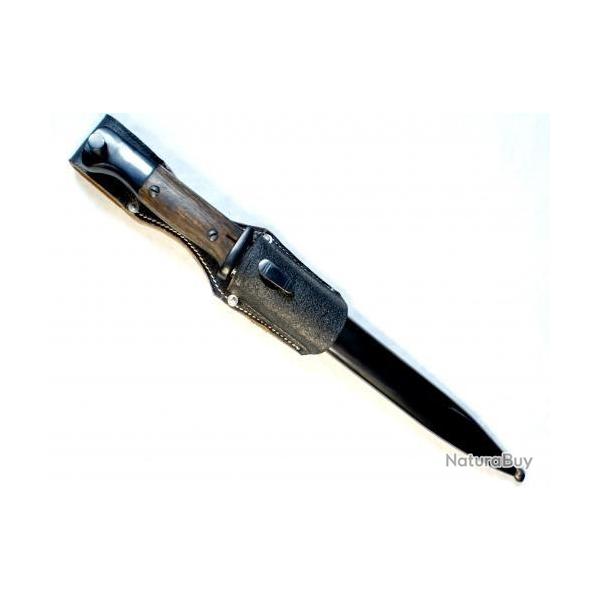 Baionnette Mauser 98K avec cuir repro