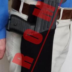 PROMO: Holster tactique de ceinture pour SWAT UZI, neuf, gris ou noir, solide, fiable, indéchirable