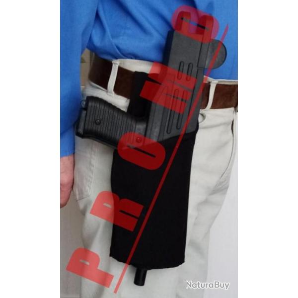 PROMO: Holster tactique de ceinture pour SWAT UZI, neuf, gris ou noir, solide, fiable, indchirable