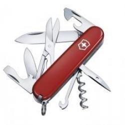 BEL37 COUTEAU SUISSE VICTORINOX "CLIMBER" ROUGE 15 FONCTIONS NEUF