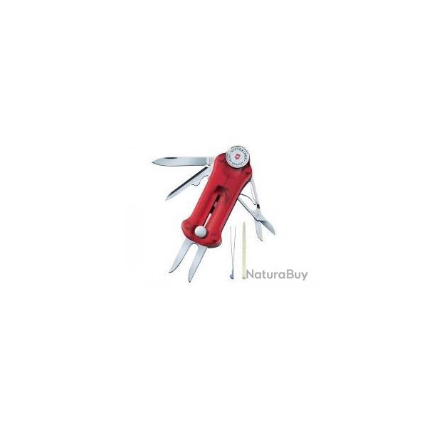 BEL44 COUTEAU SUISSE VICTORINOX "GLOFTOOL" ROUGE 10 FONCTIONS NEUF
