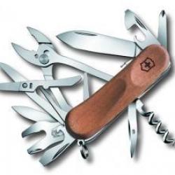 BEL49 COUTEAU SUISSE VICTORINOX "EVOWOOD SECURITY 557" BOIS 20 FONCTIONS NEUF