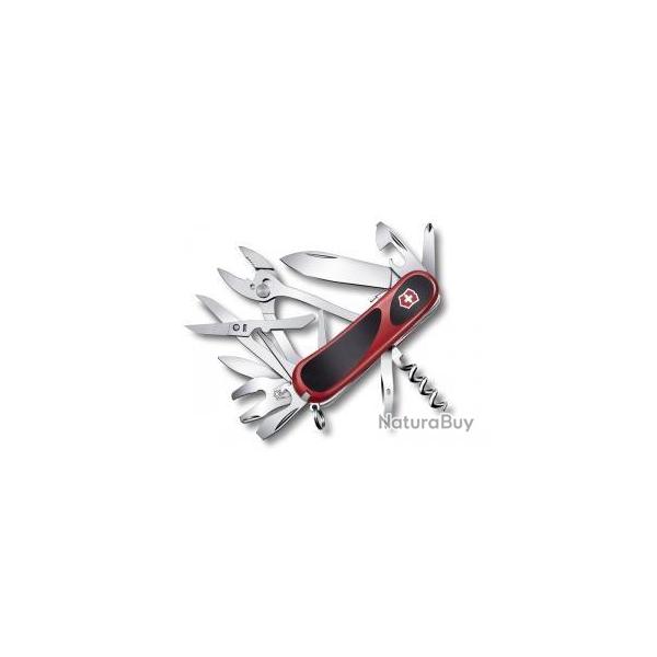 BEL51 COUTEAU SUISSE VICTORINOX "EVOGRIP SECURITY 557" ROUGE 22 FONCTIONS NEUF