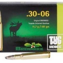 Munitions 30-06 Brenneke TUG 11.7g 181grains par 60