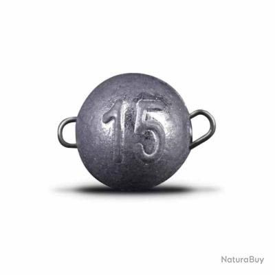Têtes Plombées VMC Barbarian Ball Head N°2/0 - 15g - Lot De 4 - Pour Pêche Carnassier