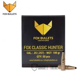 50 Ogives FOX Classic Hunter 100Gr Cal 25 (.257)