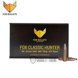 50 Ogives FOX Classic Hunter 139Gr Cal 6,5 mm (.264)
