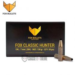 50 Ogives FOX Classic Hunter 130Gr Cal 7mm (.284)