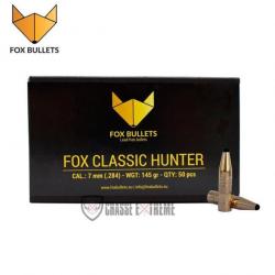 50 Ogives FOX Classic Hunter 145Gr Cal 7mm (.284)