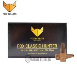 50 Ogives FOX Classic Hunter 110Gr Cal 30 (.308)