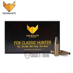 50 Ogives FOX Classic Hunter 165Gr Cal 30 (.308)