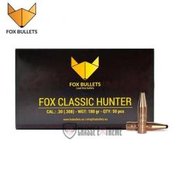 50 Ogives FOX Classic Hunter 180Gr Cal 30 (.308)