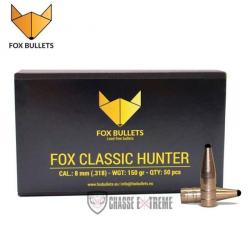 50 Ogives FOX Classic Hunter 150Gr Cal 8mm (.318)