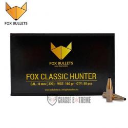 50 Ogives FOX Classic Hunter 160Gr Cal 8mm (.318)